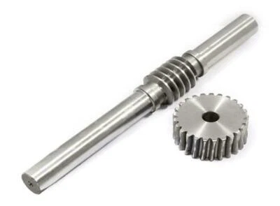 New 1.5 Modulus 15~80 Teeth Worm Gear and Steel Shaft Set For Drive Gearb