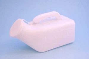 1 Litre Male Urinal with Lid - Incontinence - Travel - Camping - Toilet - Picture 1 of 1
