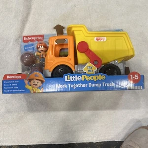 Fisher-Price Little People Toddler Construction Toy Work Together Dump Truck New - Picture 1 of 2