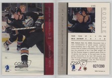 2003-04 ITG Be A Player Memorabilia Ruby /200 Alexander Semin #193 Rookie RC