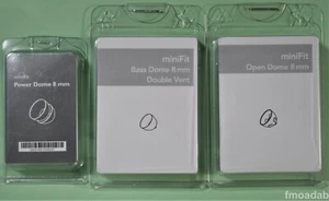 OTICON/BERNAFON 8 MM MINIFIT ABIERTO/DOBLE VENTILACIÓN/DOBLE CÚPULAS DE ALIMENTACIÓN PARA AUDÍFONOS RIC - Imagen 1 de 8