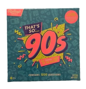 Ridley’s Brand That’s So 90s Trivia Brettspiel 1000 Fragen Party NEU SEALED - Bild 1 von 2