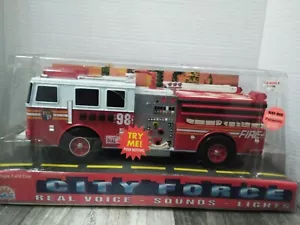VTG. 1990's Funrise fun-rise City Force Toy Fire engine / truck (12"LONG) N.O.S. - Picture 1 of 12