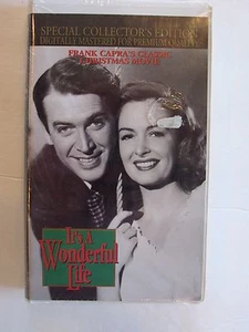NEW ~ Sealed ~ It's A Wonderful Life Special Collector's Edition 1992 VHS - Imagen 1 de 2