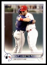 2022 TOPPS** MVP MEETS ROOKIE CC, CL TAMPA BAY RAYS/PHILADELPHIA PHILLIES #367