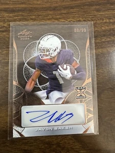 Hoja Trinity Javon Baker RC 2024 Bronce AUTO 88/99 UCF KNIGHTS SP - Imagen 1 de 2