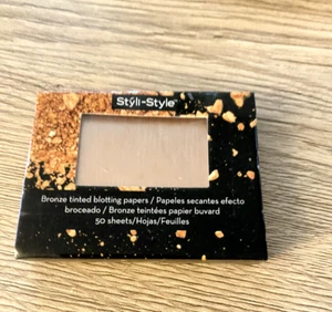 Styli-Style Bronze Tinted Blotting Papers (Radiant) - Picture 1 of 3