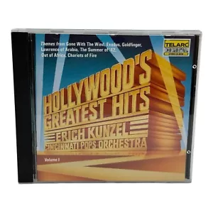 Hollywood Greatest Hits Volume 1 by Erich Kunzel (CD, 1987 Telarch) Rocky, Jaws - Imagen 1 de 4