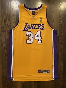 Los Angeles Lakers 34 # Shaquille ONeal Jerseys de Baloncesto para hombre Cool Mesh Transpirable Swingman Basketball Jerseys 90s Hip Hop Ropa Deportiva