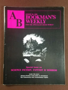 AB Bookman's Weekly August 28th 1989 Science Fiction & Fantasy Issue - Picture 1 of 4