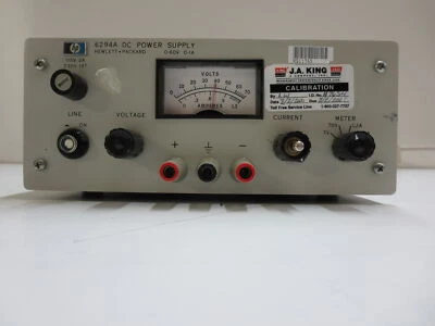 HEWLETT-PACKARD 6294A DC POWER SUPPLY 115V 2A 230V 1AT - Image 1 of 4