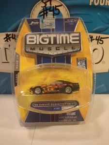 '95 Chevy Corvette ZR-1 Black Flame Jada Toys Dub City Diecast 1/64 Rare Vintage - Picture 1 of 4