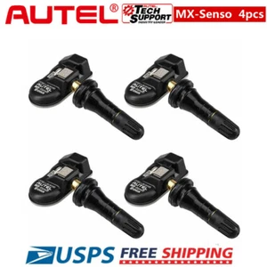 Autel MaxiTPMS 4 PCS MX Programmable Sensor 2 In 1 315&433MHz Rubber Stem - Picture 1 of 12