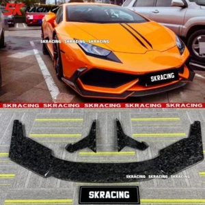 Se adapta a Lamborghini Huracan LP610-4 forjado fibra de carbono parachoques delantero divisor de labios - Imagen 1 de 15