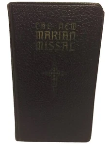 The New Marian Missal For Daily Mass Sylvester Juergens 1960 Leather Bound Book - Bild 1 von 12