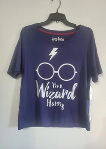 Harry Potter Wizard Navy Shirt Size XS New - Picture 1 of 8