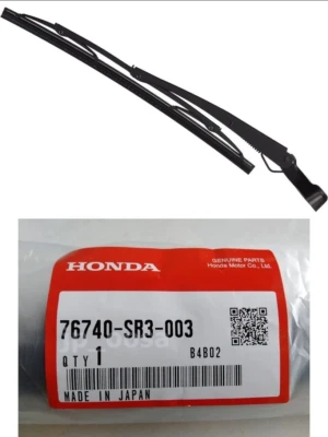 Honda Genuine Rear Wiper Arm & Blade 76740-SR3-003 Civic Hatchback Windshield - Image 1 of 4