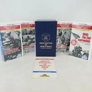 Great Battles of World War II Victory in Pacific 4 pc VHS Box Set Reader Digest - Picture 1 of 3