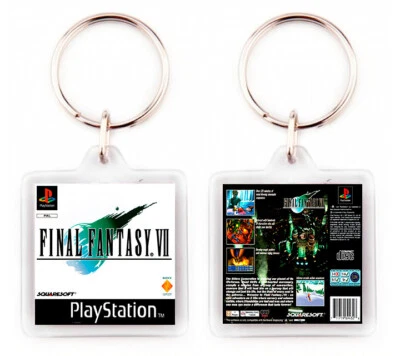 LLAVERO FINAL FANTASY VII PLAYSTATION PSX KEYRING