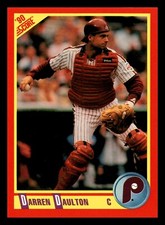 1990 Score Darren Daulton Philadelphia Phillies #389 Centered Mint