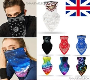 Balaclava Ciclismo Cuello Tubo Bandana Bufanda Snood Motociclista Máscara Facial Calentador Nuevo Reino Unido - Imagen 1 de 26