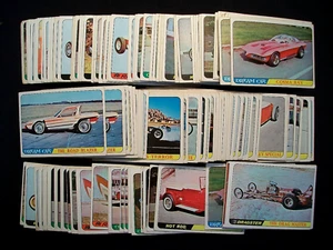 1964-68 Topps HOT RODS salmon back cards QUANTITY READ DESCRIPTION BEFORE BUYING - Imagen 1 de 17