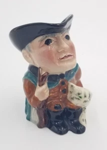Vintage Toby Character Mug Jug Traveler with Cat Staffordshire England - Picture 1 of 4
