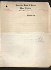 Rosenthal Bros. & Basch 1905 Letter To Norfolk & Western Rr - Columbus Ohio Wool