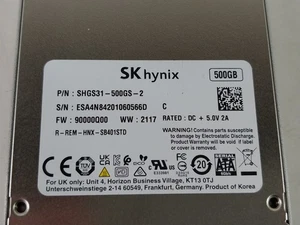 SK Hynix Gold SHGS31-500GS-2 500 GB SATA III 2.5 in Solid State Drive - Picture 1 of 6