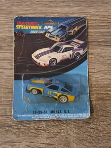 Matchbox Lanechanger Slotless Slot Car #11 RPS Chevy Monza Vintage Blue New - Picture 1 of 1