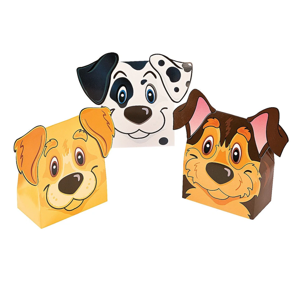 Fun Express Puppy Party Favor Boxes - 12 Pc. - Image 1 of 1