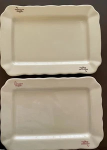 1 DOWNYFLAKE 1 Mayflower Waffle Restaurant Ware Plate Iroquois, 8 x 11 1/4 - Picture 1 of 6