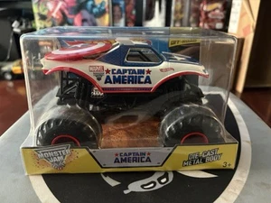 Hotwheels Monster Jam 2014 Captin America - Picture 1 of 2