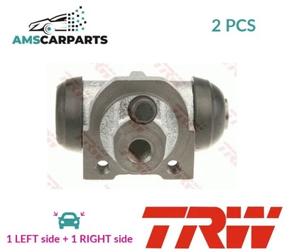 DRUM WHEEL BRAKE CYLINDER PAIR REAR BWH391 TRW 2PCS NEW OE REPLACEMENT - Image 1 of 4