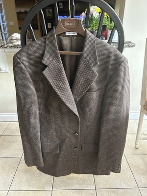 Yves Saint Laurent Men Brown Blazer Sportcoat Jacket Size 44R - Image 1 of 4