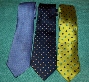 QUALITY MEN'S CLOTHING - 3 x stylish silk ties - austin reed/next/tie rack - vgc - Imagen 1 de 1
