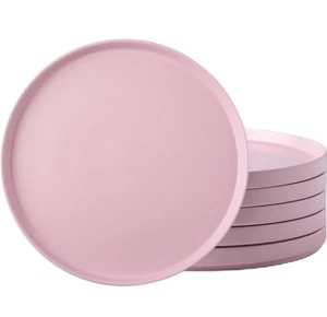 Juego de 6 platos de cerámica AmorArc, esmalte mate 8,0 pulgadas juego de platos para cocina - Imagen 1 de 3