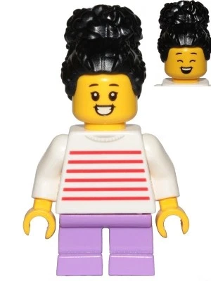 LEGO®｜Minifigure｜City｜Child - Girl, White Sweater｜cty1019｜New｜FREE SHIPPING - Image 1 of 1