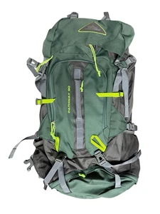 High Sierra Pathway Framework Hiking Backpack Pine Slate 90L Green Travel Bag - Picture 1 of 5