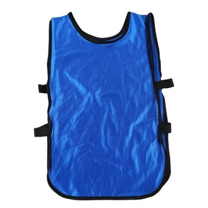 (Dark Blue)5PCS Kids Training Vests Sleeveless Practice Pinnies Round Neck T SG5 - Picture 1 of 23