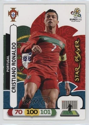2012 Panini Adrenalyn XL UEFA Euro 2012 Star Player Cristiano Ronaldo - Image 1 of 2