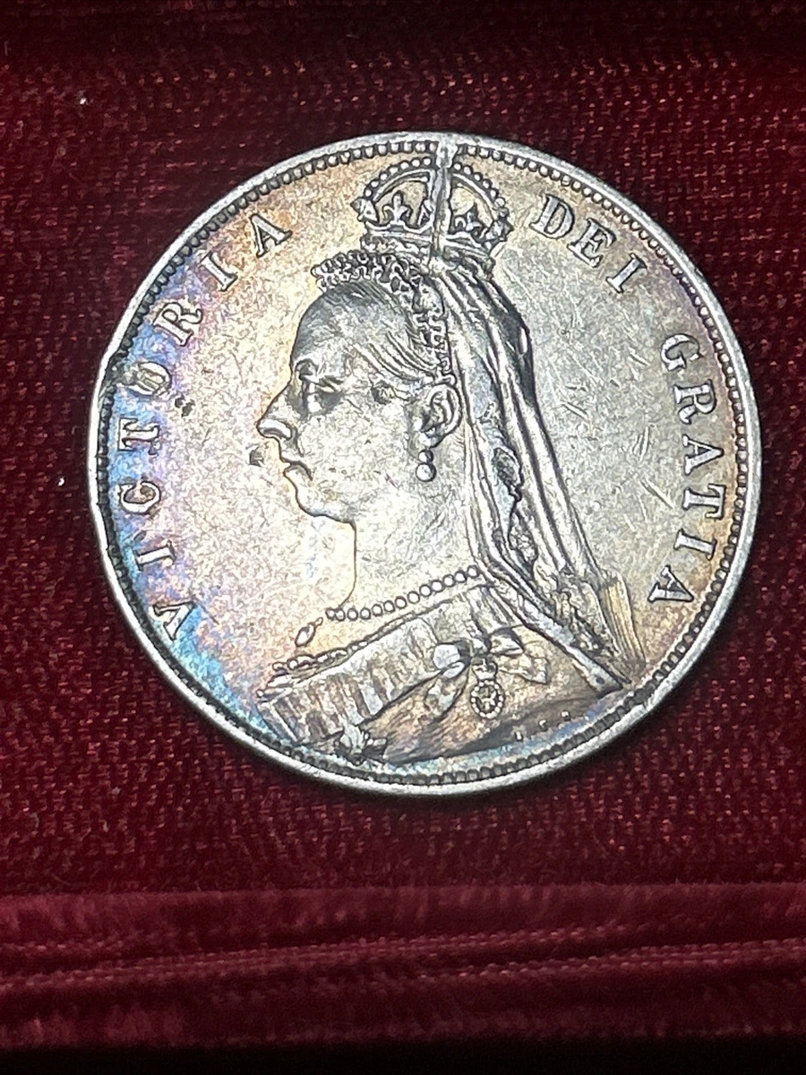 1889 年英国半克朗硬币| eBay