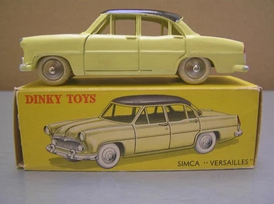 French Dinky 24Z Simca Versailles Yellow and Black 1/43 scale NM in Suberb Box - Image 1 of 4
