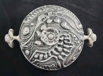 VTG Don Drumm Cast Aluminum Covered Casserole Dish MCM Brutalist - 1.5 QT - Image 1 of 4