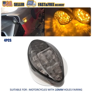 4 pack Fit Honda CBR 600RR 1000RR 04-13 NEW Flush Mount Front Turn Signals Light - Bild 1 von 21