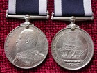 Replica Copy EDVII Royal Naval Long Service Good Conduct Medal
