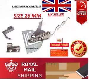 BINDING ATTACHMENT DOUBLE FOLD BINDER SIZE=26 MM INDUSTRIAL SEWING MACHINE PART - Picture 1 of 3