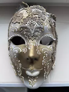 Vintage Venetian Mask Made In Italy - Picture 1 of 10