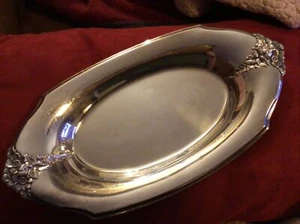 Wilcox International Silber Vintage verziertes Brot Tablett Muster 7119 - Bild 1 von 5