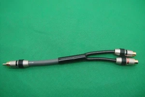 Original Monster RCA Male to 2 RCA Female Jack Spitter CD Player Amplifier Cable - Picture 1 of 5